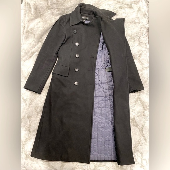 Club Monaco - XS Black Wrap coat - Picture 4 of 6